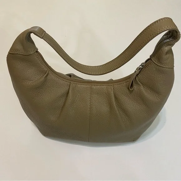 Preston & York genuine leather tan handbag - Picture 2 of 6